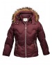 Girls Jacket Quilted Urban Wine